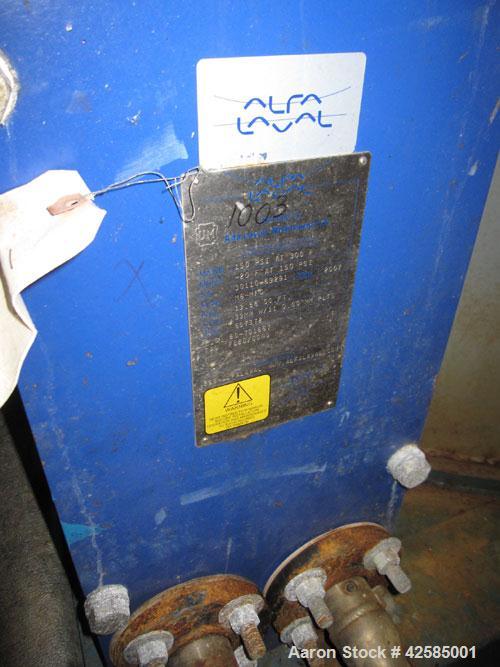 Used GEA / Niro Falling Film Mechanical Vapor Recompression (MVR) Evaporator. Single effect, approximately 1,500 square feet. Evaporative capacity: 3,688 lb/hour water. Materials of construction: pri...