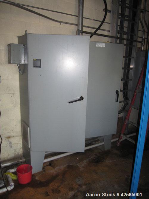 Used GEA / Niro Falling Film Mechanical Vapor Recompression (MVR) Evaporator. Single effect, approximately 1,500 square feet. Evaporative capacity: 3,688 lb/hour water. Materials of construction: pri...