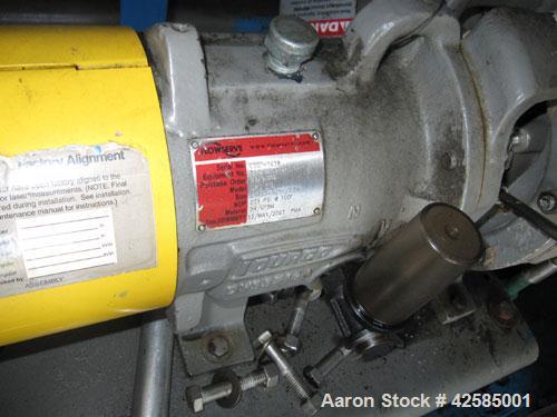 Used GEA / Niro Falling Film Mechanical Vapor Recompression (MVR) Evaporator. Single effect, approximately 1,500 square feet. Evaporative capacity: 3,688 lb/hour water. Materials of construction: pri...
