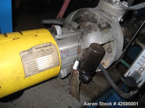 Used GEA / Niro Falling Film Mechanical Vapor Recompression (MVR) Evaporator. Single effect, approximately 1,500 square feet. Evaporative capacity: 3,688 lb/hour water. Materials of construction: pri...