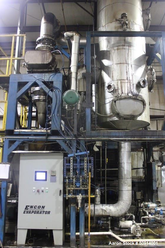 Used Encon Evaporator, Model MVC 900