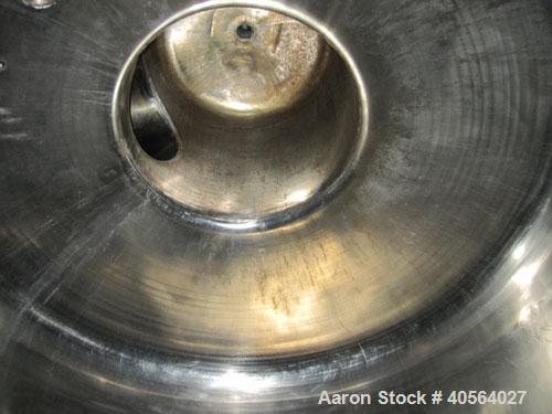 Used Ing. A. Rossi Triple Effect Continuous Fractional Evaporator, model ULTER, 316 stainless steel product contact areas. Approximately 2,500 to 3,000 square foot area. Forced circulation, rising fi...