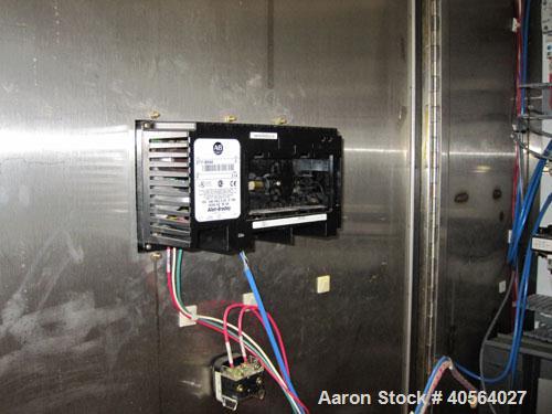 Used Ing. A. Rossi Triple Effect Continuous Fractional Evaporator, model ULTER, 316 stainless steel product contact areas. Approximately 2,500 to 3,000 square foot area. Forced circulation, rising fi...