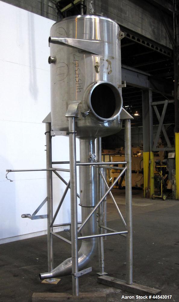Used Stainless Steel 200 Gallon Evaporator Vapor Body Tank