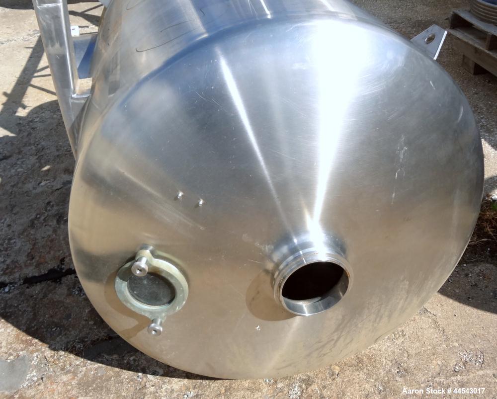 Used Stainless Steel 200 Gallon Evaporator Vapor Body Tank
