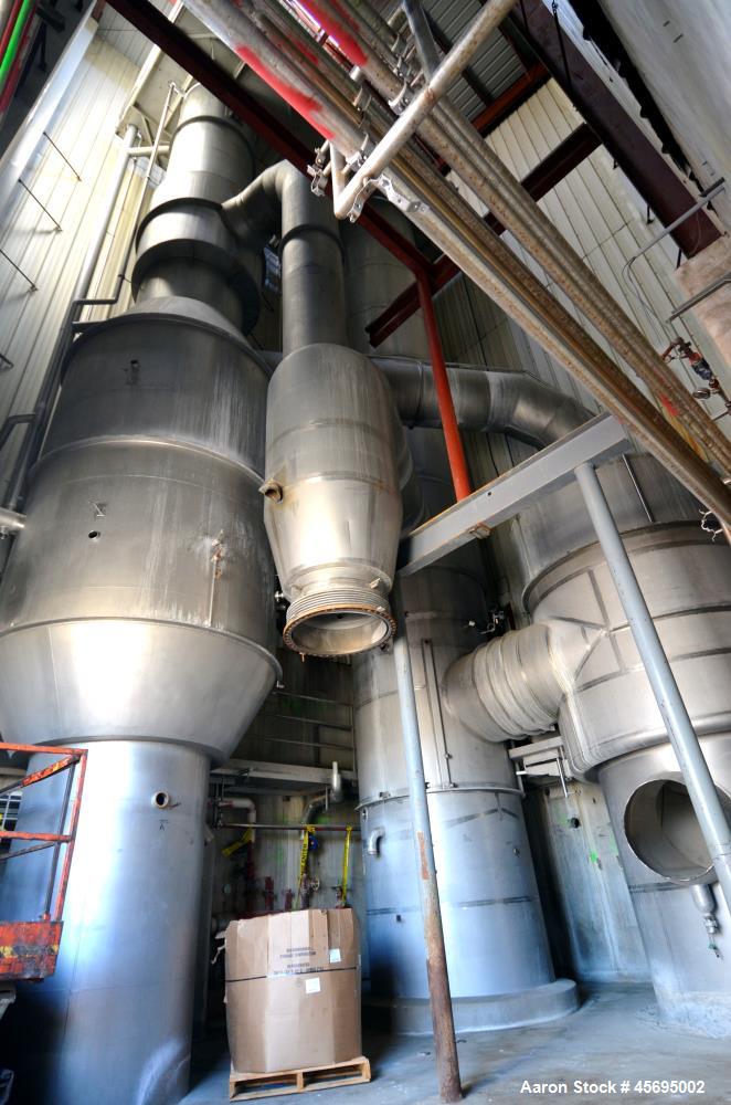 Used C.E. Rogers MVR Mechanical Vapor Re-compression Double Effect Evaporator