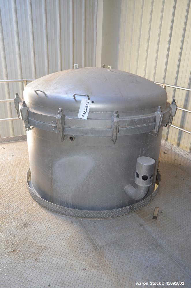 Used C.E. Rogers MVR Mechanical Vapor Re-compression Double Effect Evaporator