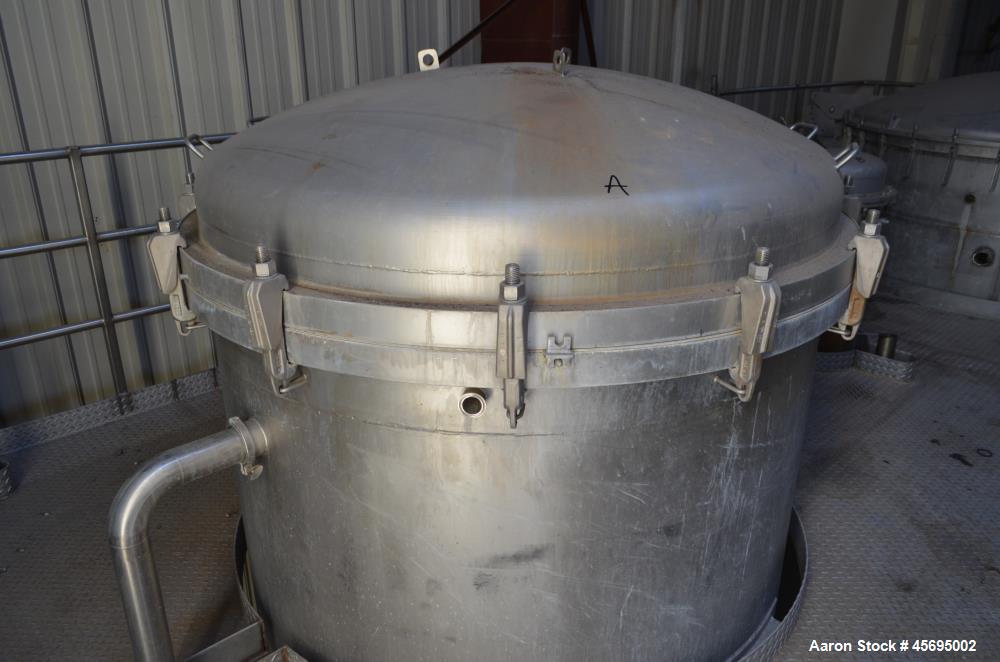 Used C.E. Rogers MVR Mechanical Vapor Re-compression Double Effect Evaporator
