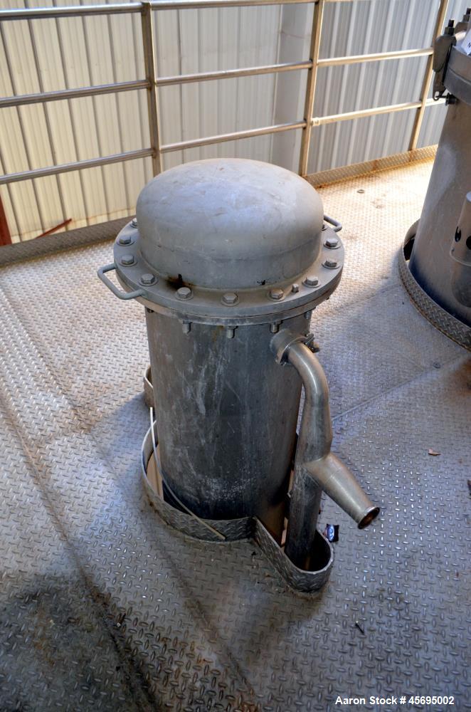 Used C.E. Rogers MVR Mechanical Vapor Re-compression Double Effect Evaporator