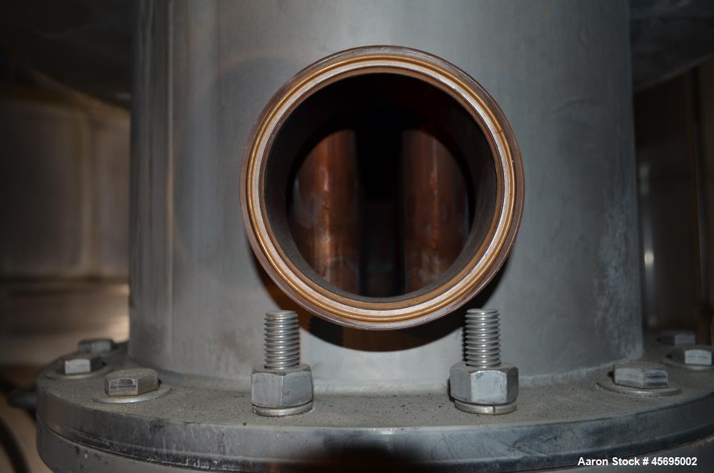 Used C.E. Rogers MVR Mechanical Vapor Re-compression Double Effect Evaporator