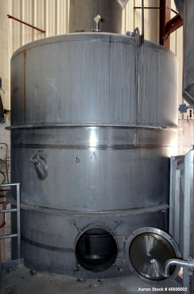 Used C.E. Rogers MVR Mechanical Vapor Re-compression Double Effect Evaporator