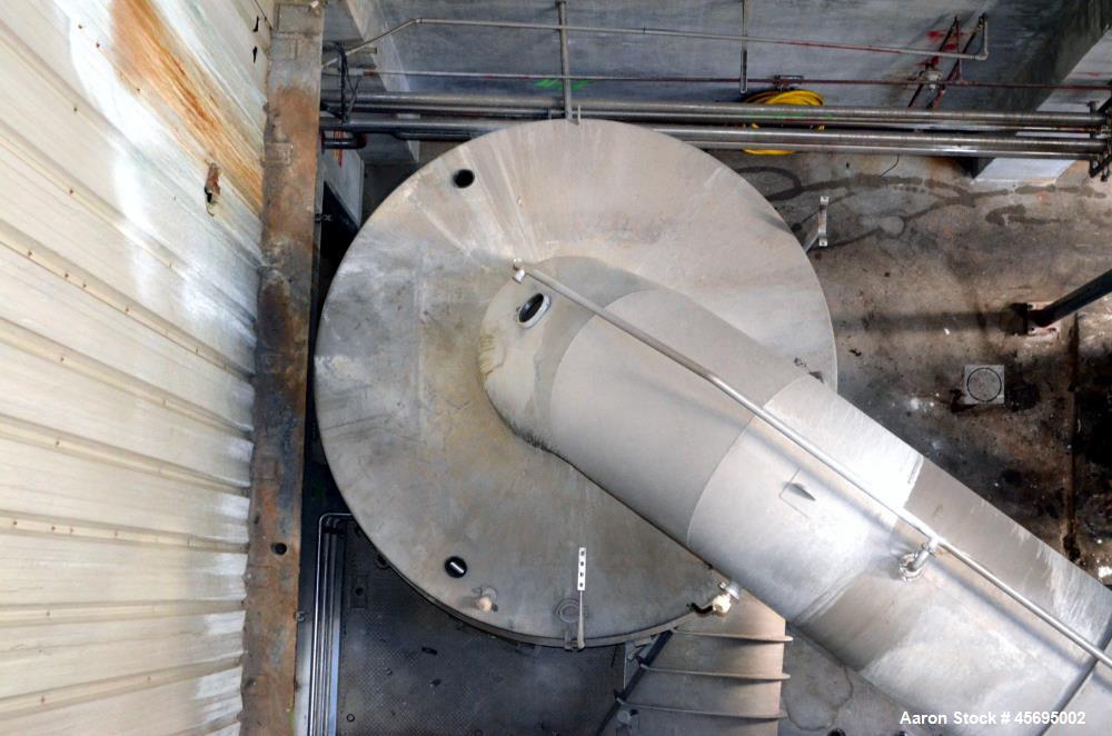 Used C.E. Rogers MVR Mechanical Vapor Re-compression Double Effect Evaporator