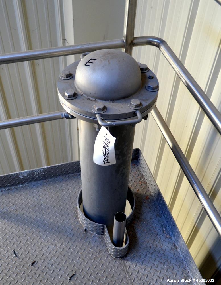 Used C.E. Rogers MVR Mechanical Vapor Re-compression Double Effect Evaporator