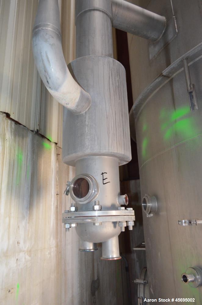 Used C.E. Rogers MVR Mechanical Vapor Re-compression Double Effect Evaporator