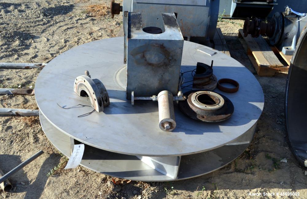 Used C.E. Rogers MVR Mechanical Vapor Re-compression Double Effect Evaporator