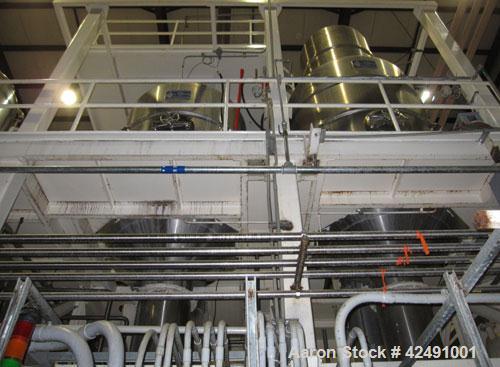 Used- Stainless Steel Ing. A. Rossi Double Effect Evaporator, Model VLT 12000