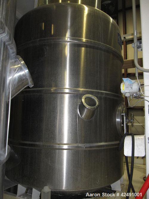 Used Stainless Steel Ing. A. Rossi Double Effect Evaporator, Model VLT 12000