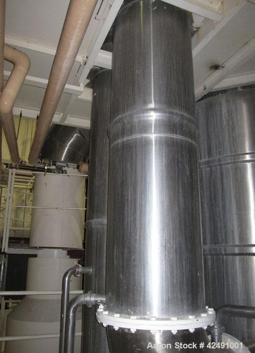Used Stainless Steel Ing. A. Rossi Double Effect Evaporator, Model VLT 12000