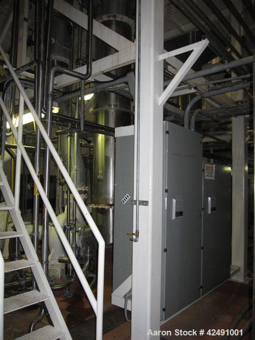 Used Stainless Steel Ing. A. Rossi Double Effect Evaporator, Model VLT 12000