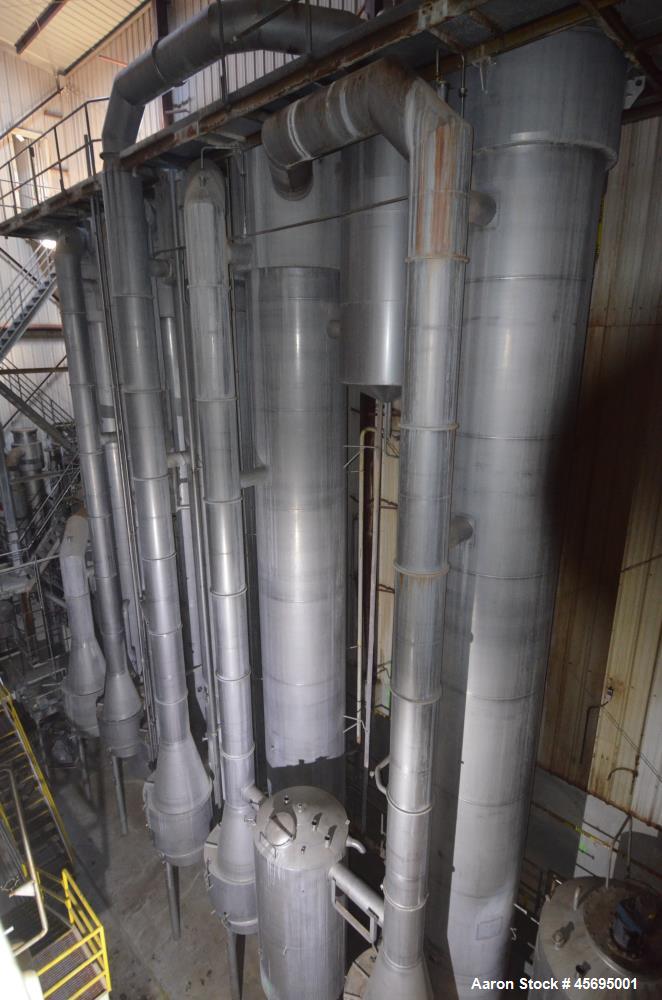 Used Scheffers TVR Thermo Vapor Recompression 6 Effect Evaporator