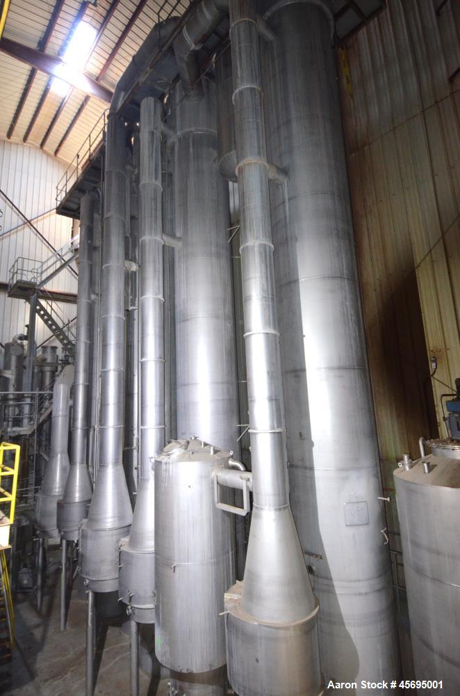 Used Scheffers TVR Thermo Vapor Recompression 6 Effect Evaporator