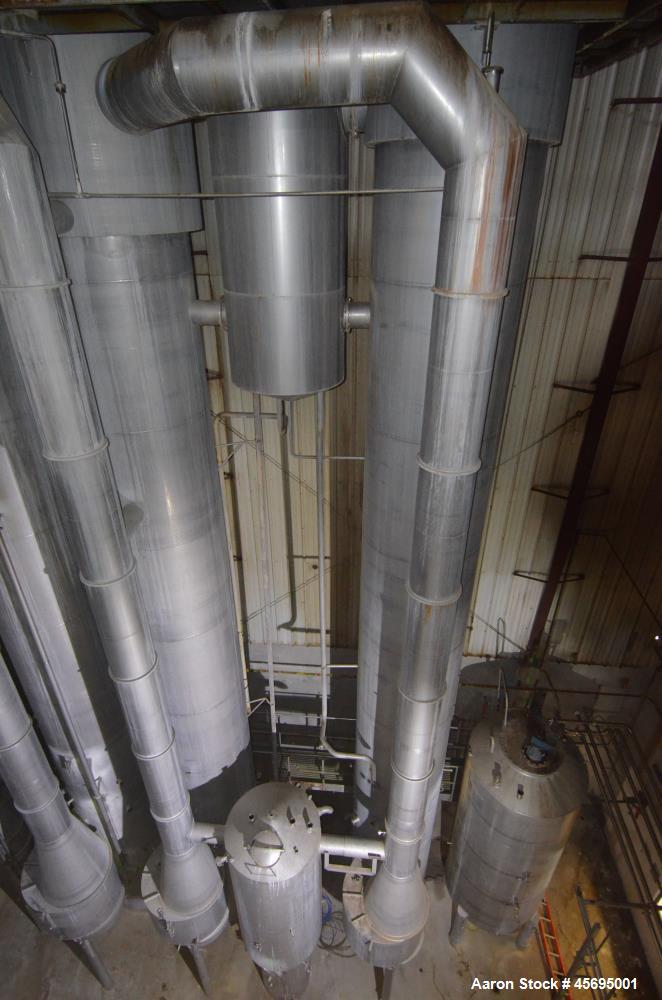 Used Scheffers TVR Thermo Vapor Recompression 6 Effect Evaporator
