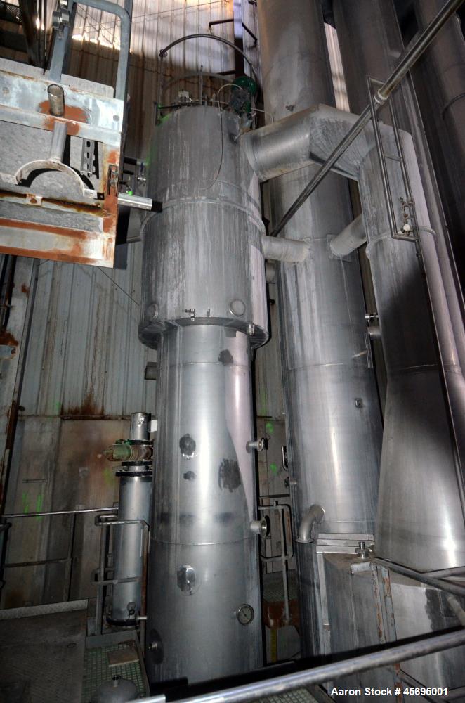 Used Scheffers TVR Thermo Vapor Recompression 6 Effect Evaporator
