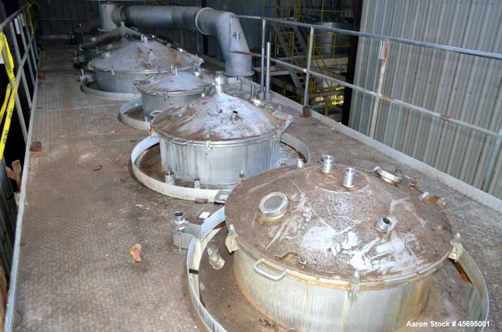 Used Scheffers TVR Thermo Vapor Recompression 6 Effect Evaporator
