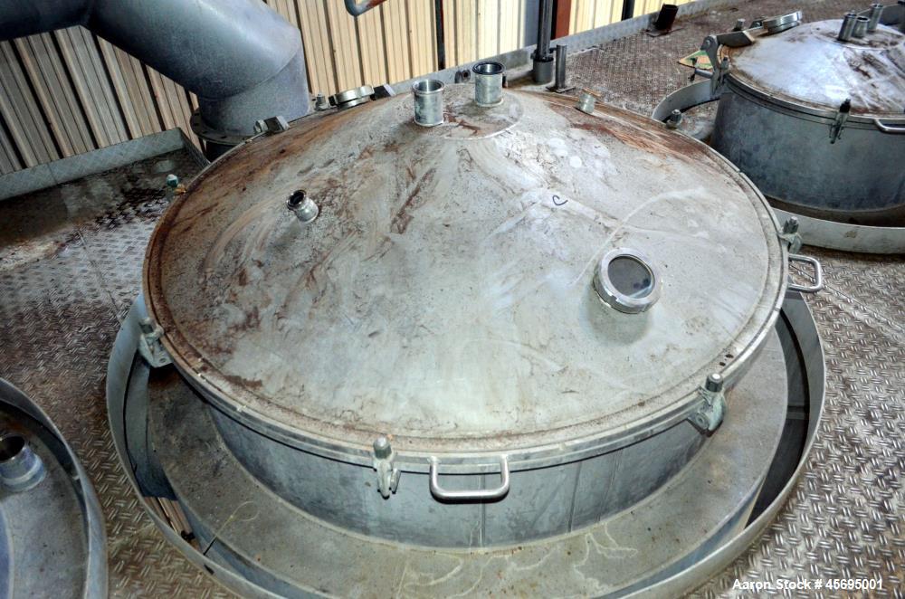 Used Scheffers TVR Thermo Vapor Recompression 6 Effect Evaporator