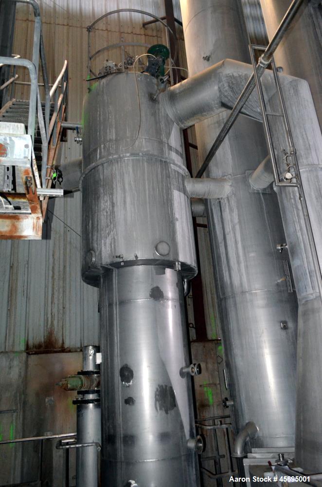 Used Scheffers TVR Thermo Vapor Recompression 6 Effect Evaporator