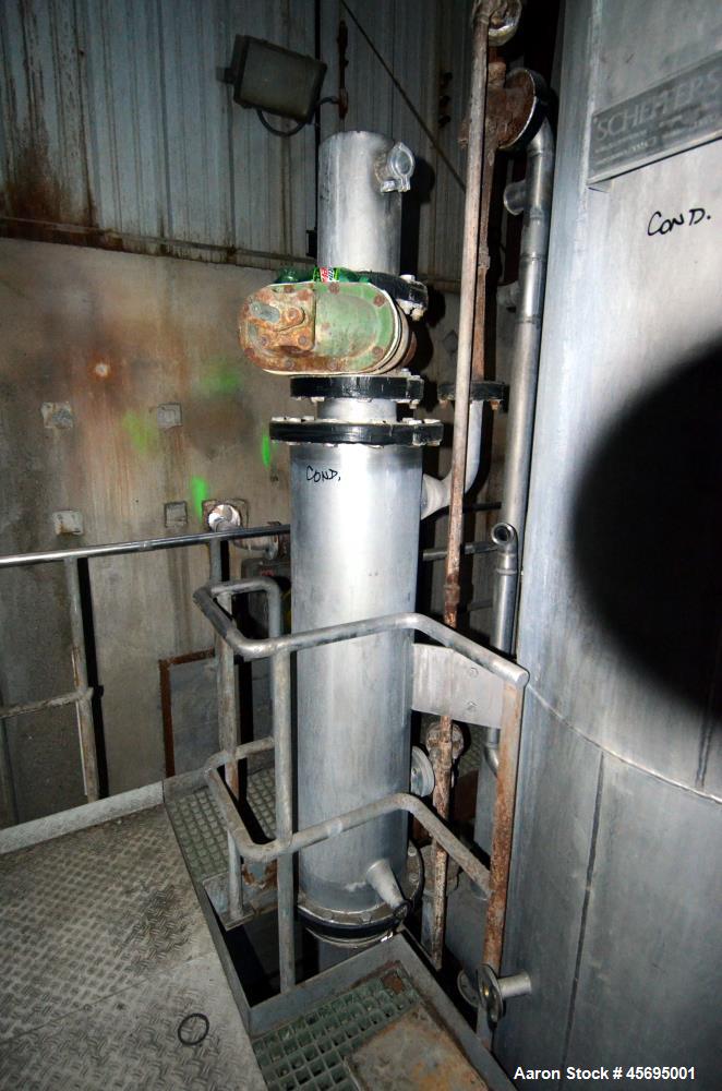 Used Scheffers TVR Thermo Vapor Recompression 6 Effect Evaporator