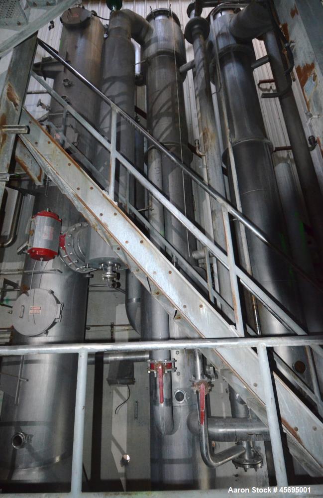 Used Scheffers TVR Thermo Vapor Recompression 6 Effect Evaporator