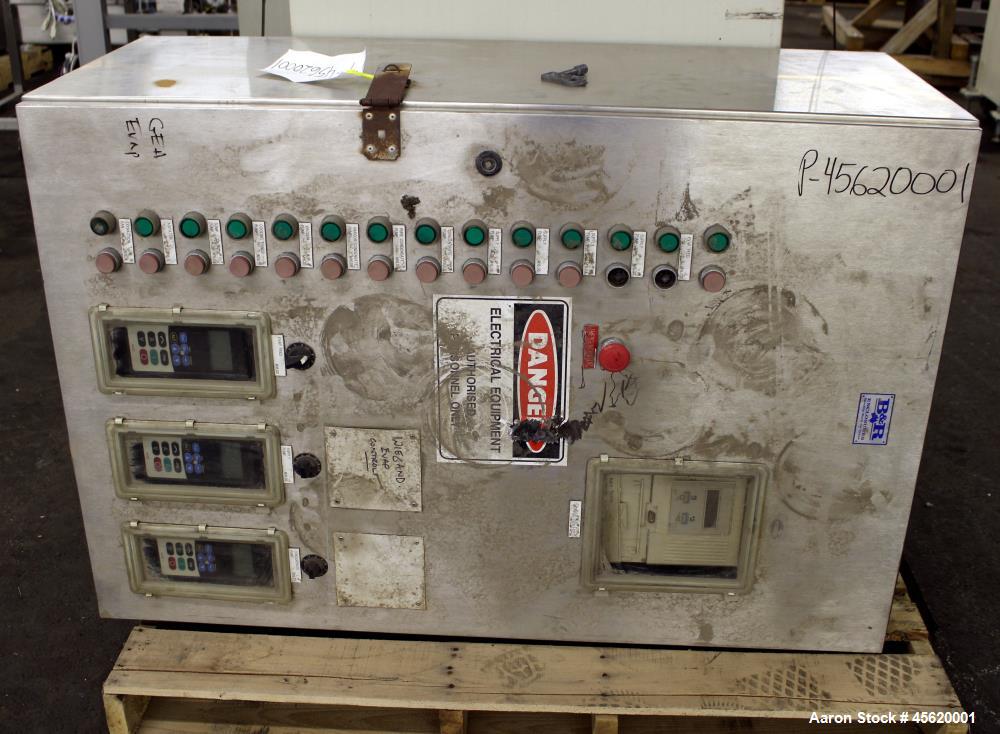 Used GEA Wiegand Double Effect Direct Heated Single Pass Falling Film Evaporato