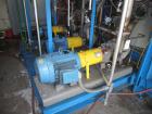 Used GEA / Niro Falling Film Mechanical Vapor Recompression (MVR) Evaporator. Single effect, approximately 1,500 square feet. Evaporative capacity: 3,688 lb/hour water. Materials of construction: pri...