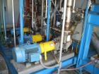 Used GEA / Niro Falling Film Mechanical Vapor Recompression (MVR) Evaporator. Single effect, approximately 1,500 square feet. Evaporative capacity: 3,688 lb/hour water. Materials of construction: pri...