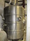 Used Ing. A. Rossi Triple Effect Continuous Fractional Evaporator, model ULTER, 316 stainless steel product contact areas. Approximately 2,500 to 3,000 square foot area. Forced circulation, rising fi...