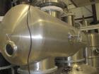 Used Ing. A. Rossi Triple Effect Continuous Fractional Evaporator, model ULTER, 316 stainless steel product contact areas. Approximately 2,500 to 3,000 square foot area. Forced circulation, rising fi...