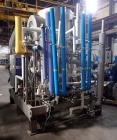 Used MECO Vapor Compression Still, Model PES1000MSSH. Nominally rated 1000 gph. 75 hp blower. Skid mounted. Serial# 7702, built 2001.