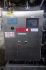 Used MECO Vapor Compression Still, Model PES1000MSSH. Nominally rated 1000 gph. 75 hp blower. Skid mounted. Serial# 7701, built 2001.