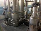 Used GEA Wiegand Double Effect Direct Heated Single Pass Falling Film Evaporato
