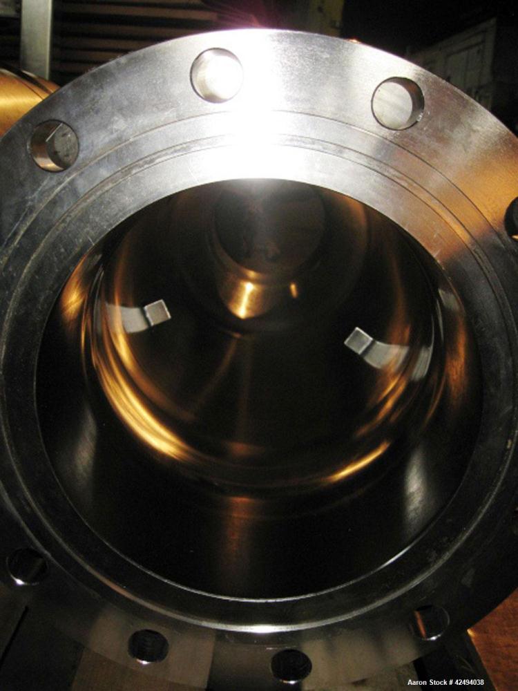 Used Artisan Rotoherm evaporation system, consisting of One 5 sq ft surface area Artisan Rototherm counter-curent evaporator, 316L stainless steel construction, approximately 18" diameter x 48" long ...