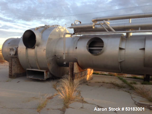 Used Single-Effect Turbofan MVR Falling Film Evaporator Assembly