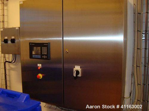 Used APV 2 Stage Evaporator, Capacity Approximately 4400 lbs/hr (2000 Kg/hr) finished product consisting of: (2) APV evaporators 29.25” diameter x 46.8” straight side (750 mm diameter x 1200 mm strai...
