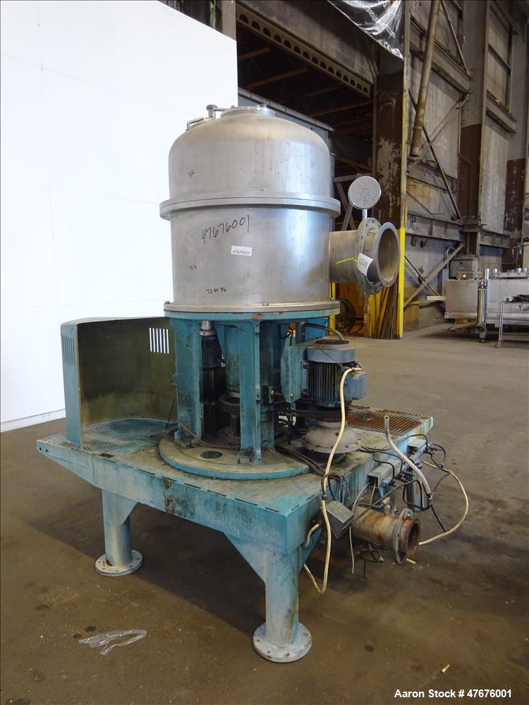 Used Alfa-Laval Centri-Therm Centrifugal Evaporator, Model CT-6