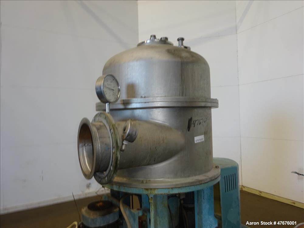Used Alfa-Laval Centri-Therm Centrifugal Evaporator, Model CT-6