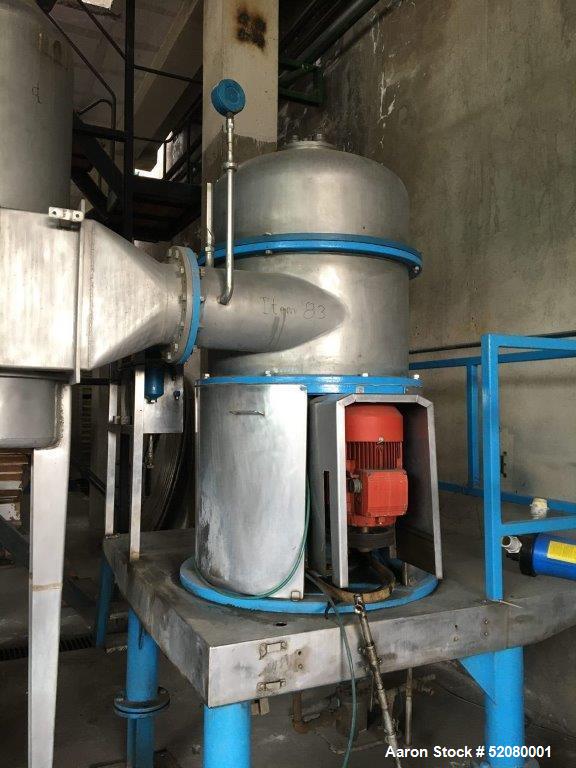 Used Alfa-Laval Centri-Therm Centrifugal Evaporation System