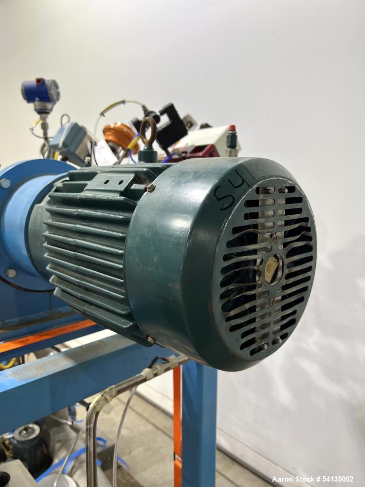 Used Artisan Industries Horizontal Thin Film Evaporator | 316 Stainless Steel | 5 HP Main Drive | 60 PSIG @ 570°F | NB# 2625 | Built 2007 | Mounted on Frame with Controls