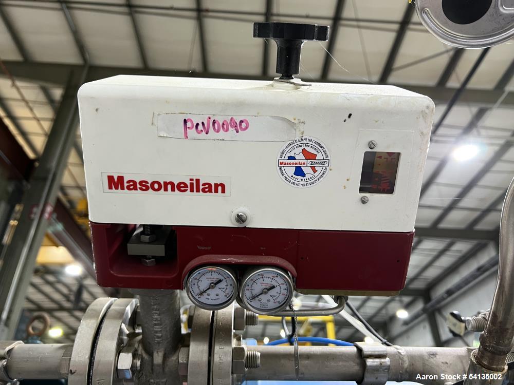 Used Artisan Industries Horizontal Thin Film Evaporator | 316 Stainless Steel | 5 HP Main Drive | 60 PSIG @ 570°F | NB# 2625 | Built 2007 | Mounted on Frame with Controls