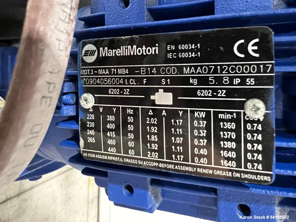 Used Artisan Industries Horizontal Thin Film Evaporator | 316 Stainless Steel | 5 HP Main Drive | 60 PSIG @ 570°F | NB# 2625 | Built 2007 | Mounted on Frame with Controls
