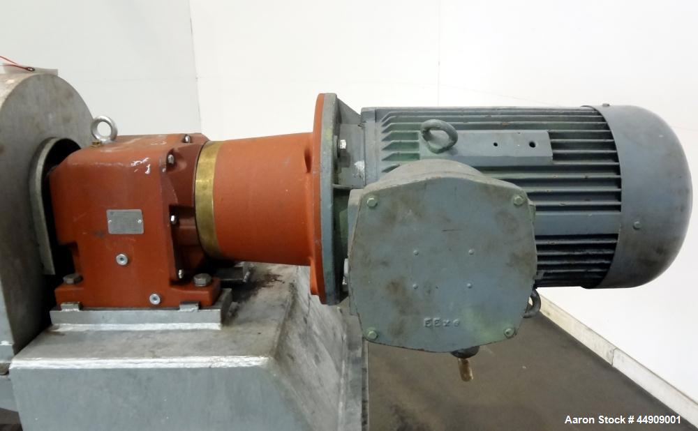 Used Buss SMS Canzler Horizontal Conical Thin Film Evaporator, Model SAKO KH-01